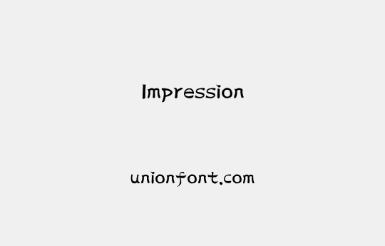 Impression | 优字网