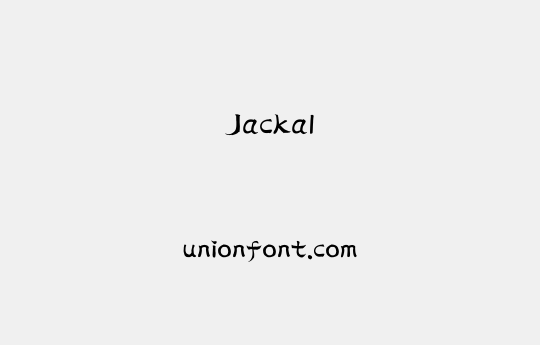 Jackal | 优字网