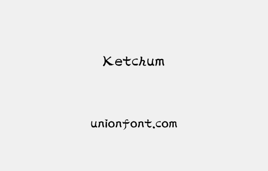 Ketchum | 优字网