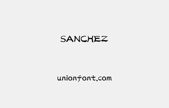 SANCHEZ | 优字网