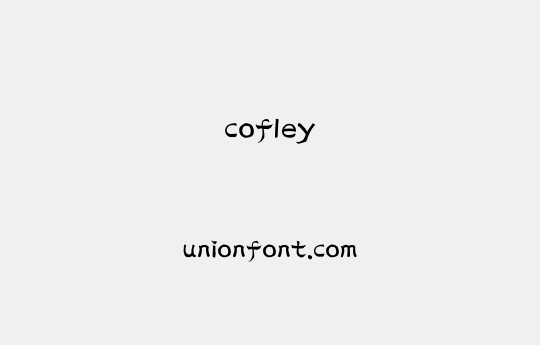 cofley | 优字网